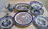 Vintage Blue-and-white porcelain dinnerware - thumbnail 1 of 13