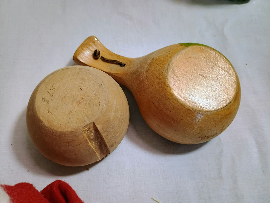 Assorted Norwegian holiday decorations and wooden crafts - image 7 of 10