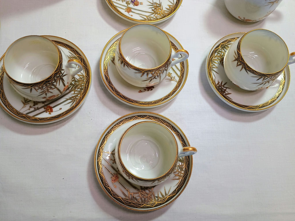 Japanese Kutani Porcelain Tea and Coffee Service Sets - image 2 of 7