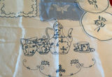 Vintage Table Linens With Colorful Needlepoint And Embroidery - thumbnail 2 of 11