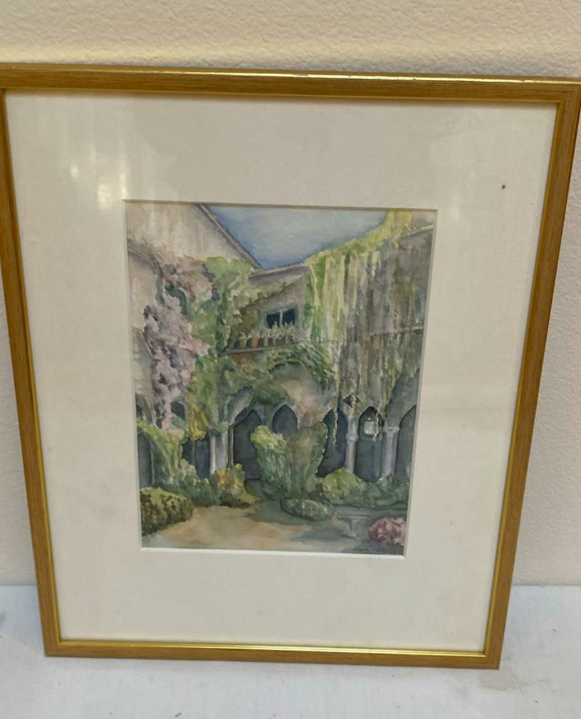 Three Framed Landscape and Architectural Art Prints - image 3 of 4