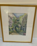 Three Framed Landscape and Architectural Art Prints - thumbnail 3 of 4