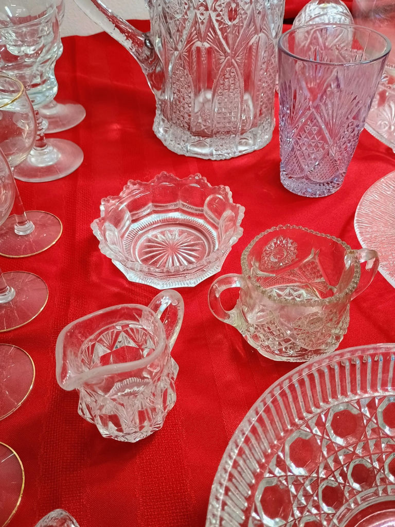 Assorted Crystal and Glass Serving Pieces and Stemware - image 7 of 13