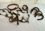 Antique Western Spurs and Horseshoes - thumbnail 1 of 3