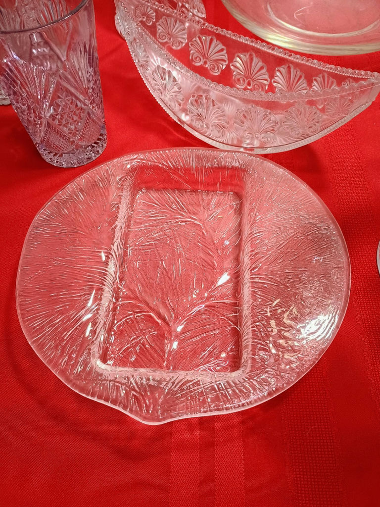 Assorted Crystal and Glass Serving Pieces and Stemware - image 3 of 13
