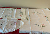 Vintage Table Linens With Colorful Needlepoint And Embroidery - thumbnail 6 of 11