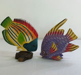Coastal Themed Decorative Shells, Fish Figurines, and Glass Decor Assortment - thumbnail 7 of 9