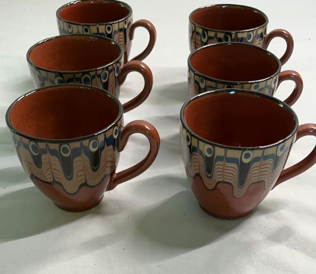 Bulgarian Troyan Teacups - image 5 of 6