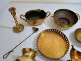 Assorted Norwegian Brass Decorative Bowls, Trays, and Candle Holders - thumbnail 9 of 12