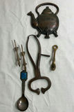 Vintage Table Lamp and Assorted Metal Decorative Items - thumbnail 6 of 9
