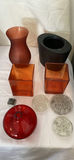 Beautiful collection of ceramic and glass vases - thumbnail 4 of 4