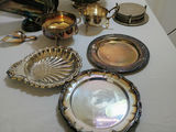Assorted Silverplate Serving Trays, Bowls, and Tableware - thumbnail 4 of 14