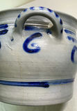 Antique French Lard Blue Ceramic Crocks - thumbnail 7 of 11