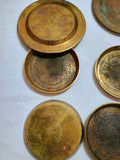 Assorted Norwegian Brass Decorative Bowls, Trays, and Candle Holders - thumbnail 3 of 12