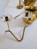 Assorted Norwegian Brass Decorative Bowls, Trays, and Candle Holders - thumbnail 4 of 12