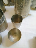 Antique Kut Hing Engraved Pewter Dragon Drinkware Set/Boxes - thumbnail 13 of 15