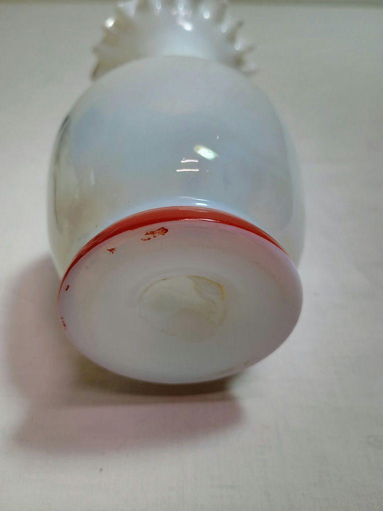 Antique Painted glass and ceramics - image 5 of 13