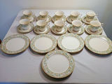 Noritake Ivory China Miyoshi Tea Cups, Saucers, and Plates Set - thumbnail 1 of 4