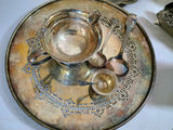 Assorted Silverplate Serving Trays, Bowls, and Tableware - thumbnail 7 of 14