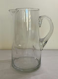 Glass Pitcher With Teal stemmed Water Glasses - thumbnail 3 of 3
