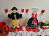 European Christmas-themed glassware and ceramic tableware set - thumbnail 2 of 16