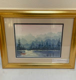 Three Framed Landscape and Architectural Art Prints - thumbnail 2 of 4