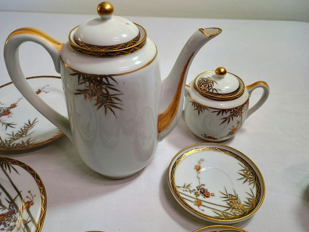 Japanese Kutani Porcelain Tea and Coffee Service Sets - image 1 of 7