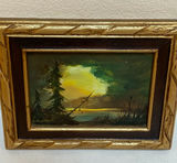 Collection of Framed Landscape Paintings - thumbnail 2 of 6