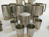 Antique Kut Hing Engraved Pewter Dragon Drinkware Set/Boxes - thumbnail 8 of 15