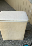 Vintage Ironing Board, Laundry Hamper, Sweeper, Clothespins, and Iron Rest - thumbnail 3 of 5