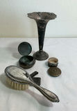 Vintage Table Lamp and Assorted Metal Decorative Items - thumbnail 4 of 9
