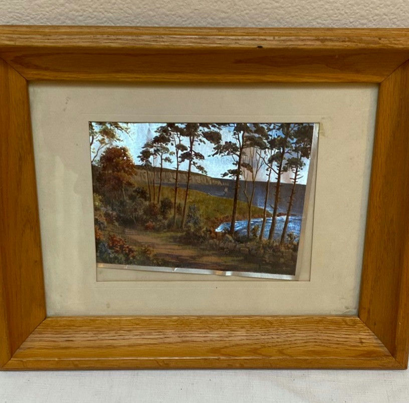 Three Vintage Framed Landscape Art Pieces - image 3 of 4