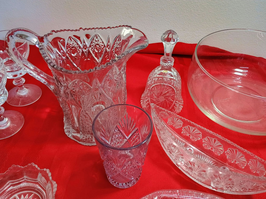 Assorted Crystal and Glass Serving Pieces and Stemware - image 13 of 13
