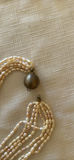 Jewelry Assortment of seafoam shell and white pearl pieces - thumbnail 5 of 8
