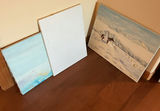 14 Stretched Canvas On Wood, Painted But Could Be Painted Over - thumbnail 6 of 6