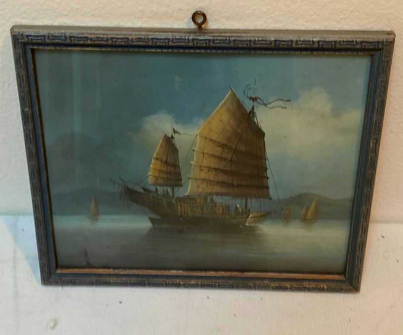 Three Framed Landscape and Maritime Paintings - image 4 of 4