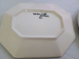 Assorted Hand-Painted Ceramic Plates, Bowls, and Decorative Pottery - thumbnail 7 of 14