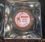 Lot of 3 MCM Reno, Nevada Painted Glass Ashtrays  - thumbnail 3 of 5