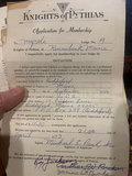 13+\- applications for Knights of Pythias Kennebunk Maine - thumbnail 2 of 3