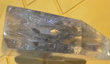 MCM Lucite Table Paper-Weight Geese Flying Cat-tails in Field Hand Made - thumbnail 2 of 3