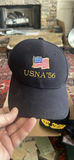 Three Authentic U.S. Navy Caps, Captain Uss Kitty Hawk - thumbnail 4 of 7