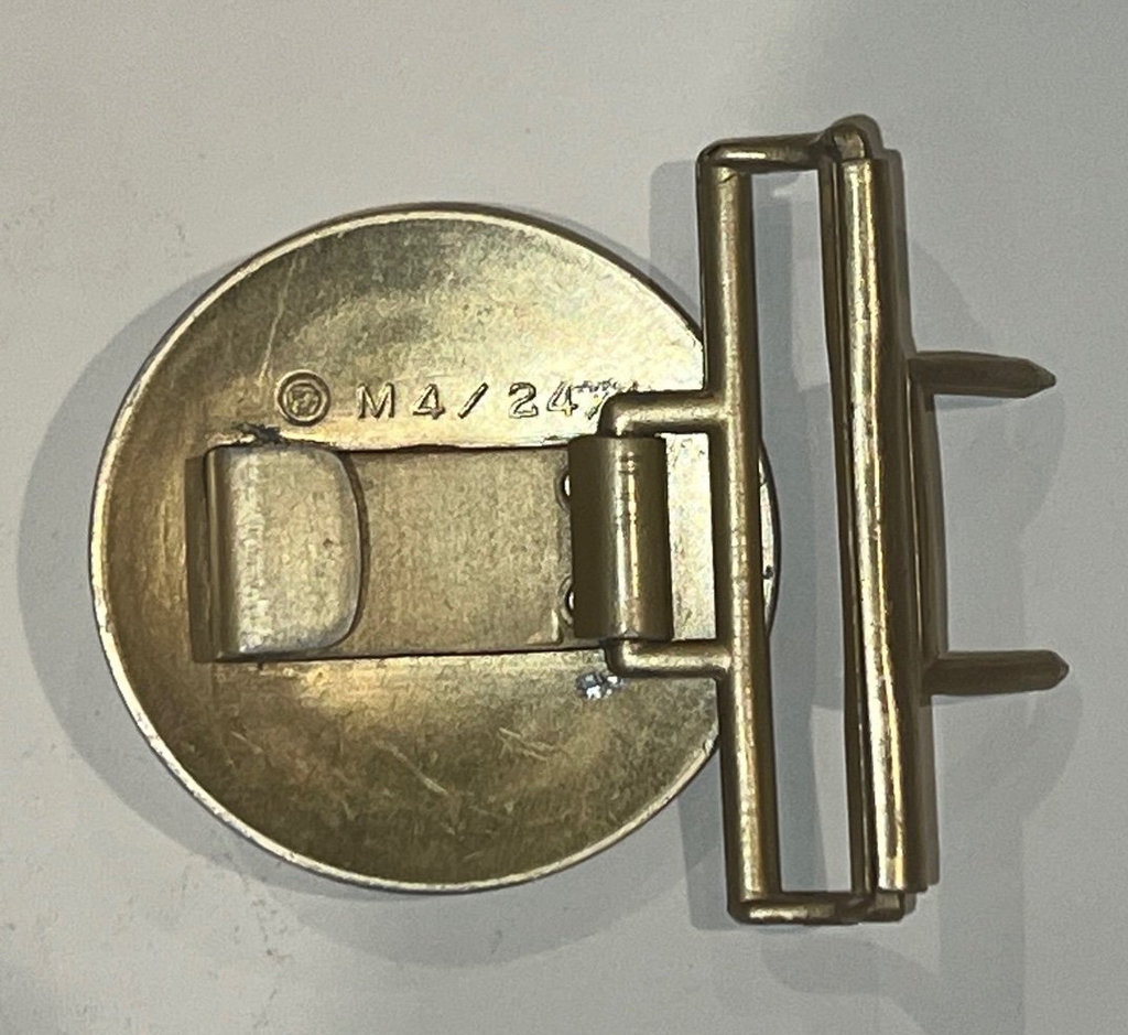 German WWII Political Party Leader’s aluminum belt buckle - image 3 of 3