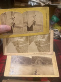 40+/- antique stereo view cards C.1900 or earlier landscapes humor - thumbnail 14 of 14