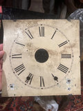 Antique painted tin clock face - thumbnail 1 of 3