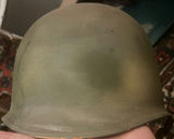 WWII US Army 6th Division Repainted Helmet - thumbnail 4 of 6