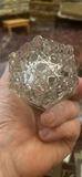 Leaded Crystal Ink Well 19th Cut Glass and Gold Gilt - thumbnail 3 of 10