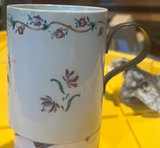 Chinese 18th C. Famille Rose Export chocolate mug - thumbnail 2 of 7