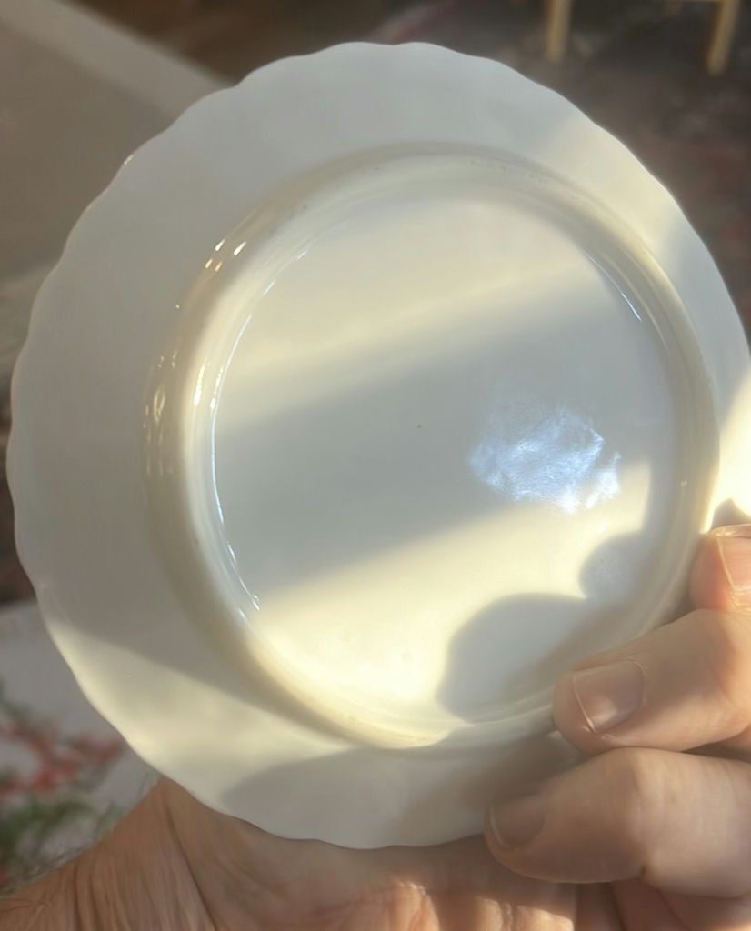 Pink Luster Germany Tea Cup & Plate Mt. Micheals Penzance - image 3 of 4