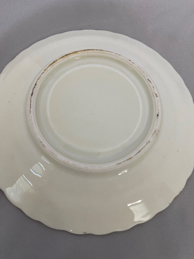 Hall China Saucer, Pansy Footed Teacup and Saucer, Small Dish - image 9 of 14