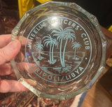 Wheelus US Army Airbase Tripoli Lybia Painted Glass Ashtray - thumbnail 3 of 3